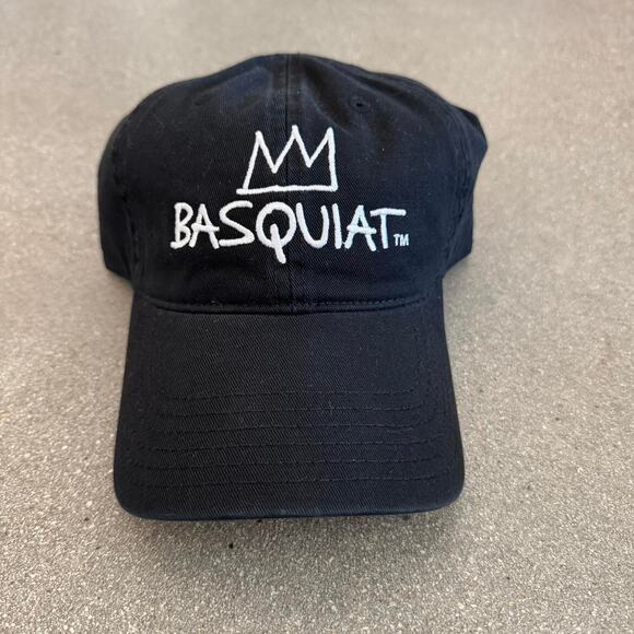 Brand New Jean Michelle Basquiat Dad Hat Cap New Black Strapback Art - Picture 1 of 4